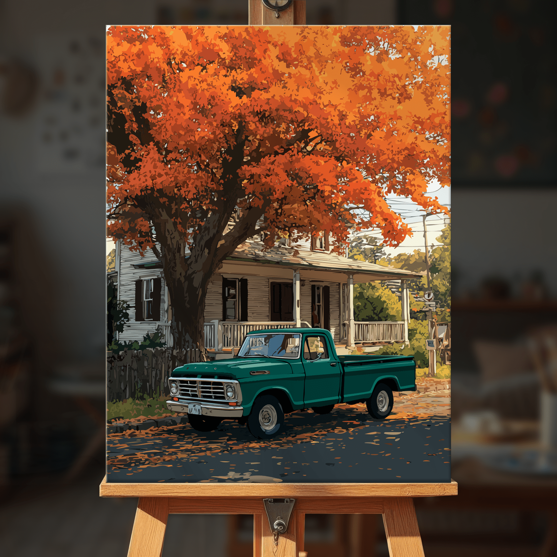 Paint by numbers - Golden Cottage - MyArt