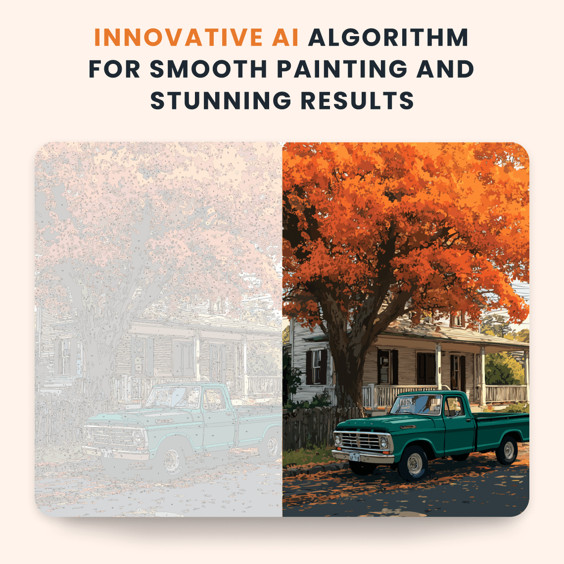 Paint by numbers - Golden Cottage - MyArt