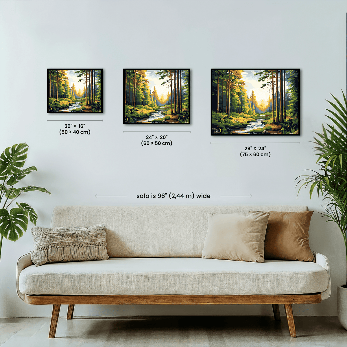 Paint by numbers - Golden Creek - MyArt