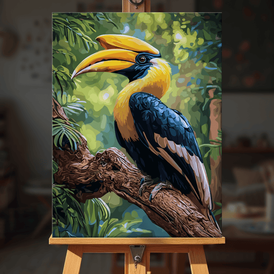 Paint by numbers - Golden Hornbill - MyArt