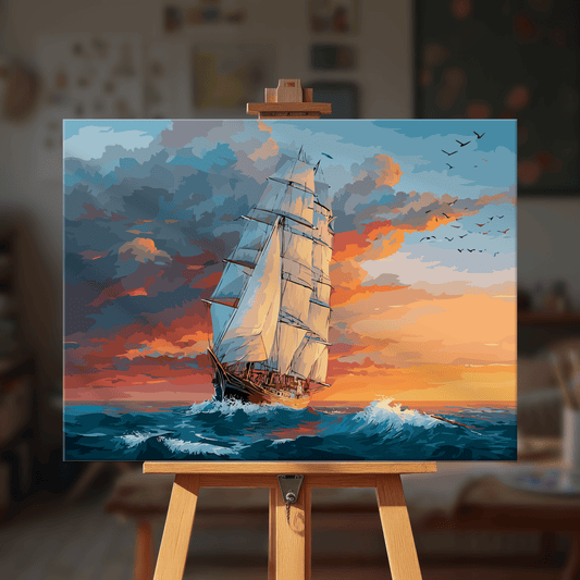Paint by numbers - Golden Passage - MyArt
