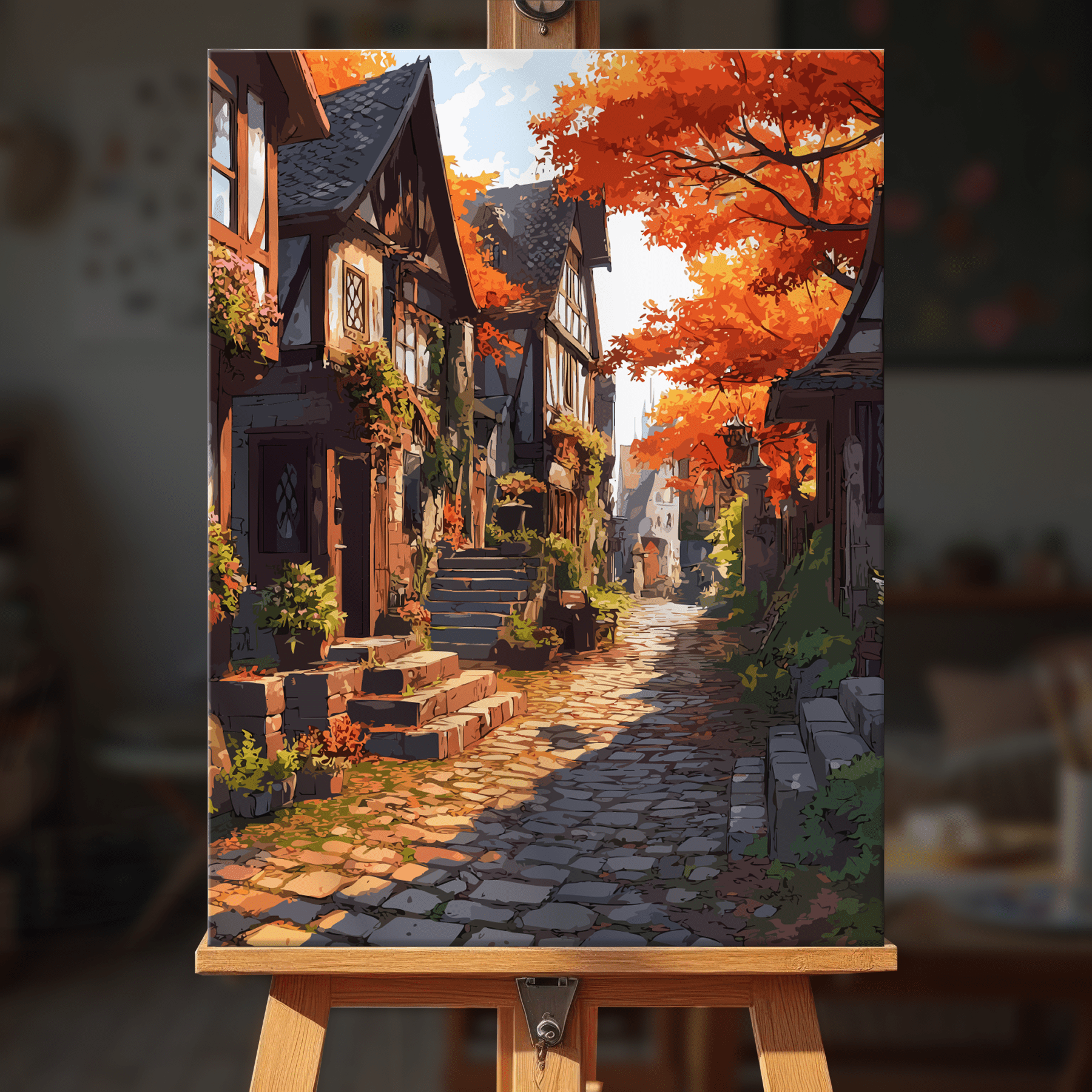 Paint by numbers - Golden Shadows - MyArt