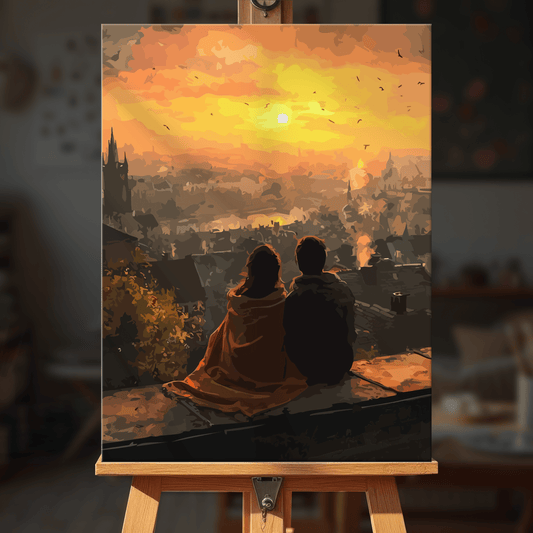Paint by numbers - Golden Silence - MyArt