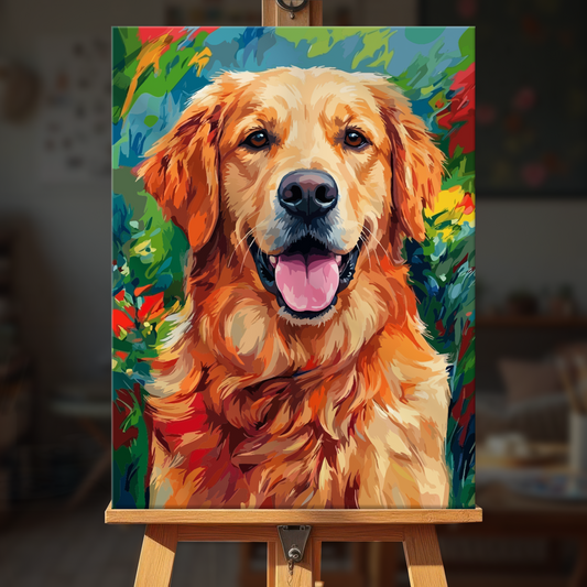 Paint by numbers - Golden Smile - MyArt