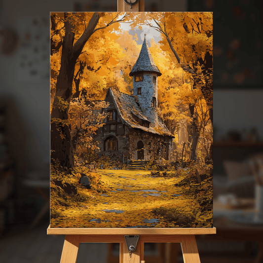 Paint by numbers - Golden Tower - MyArt