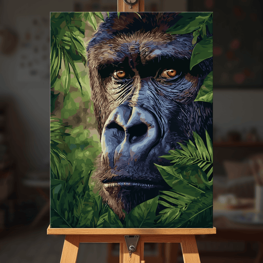 Paint by numbers - Gorilla Gaze - MyArt
