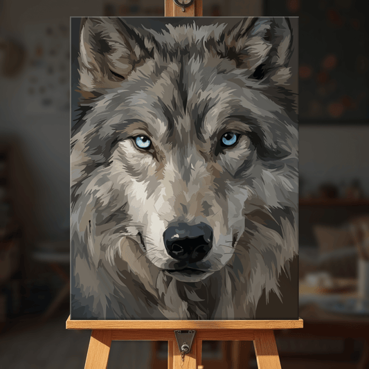 Paint by numbers - Grey Wolf - MyArt