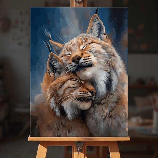 Paint by numbers - Grooming Lynx - MyArt