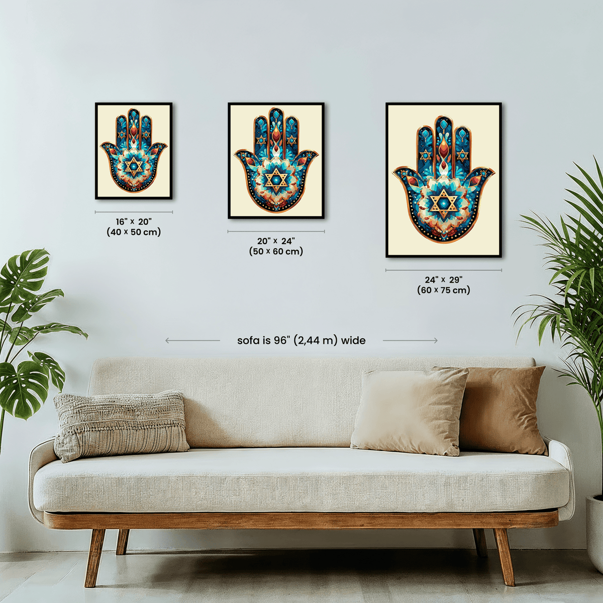Paint by numbers - Hamsa Radiance - MyArt