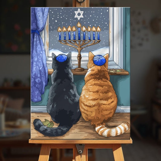 Paint by numbers - Hanukkah Companions - MyArt
