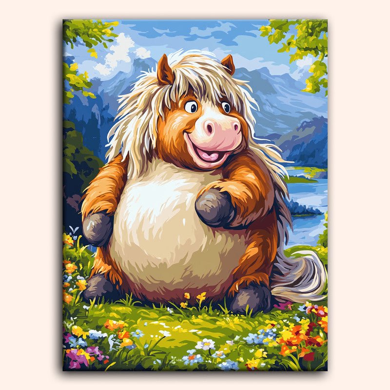 Paint by numbers - Happy Hooves - MyArt