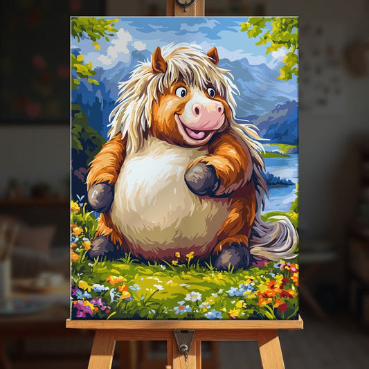 Paint by numbers - Happy Hooves - MyArt