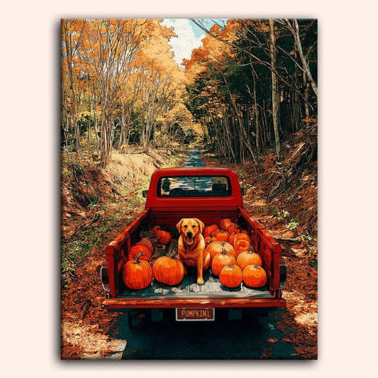 Paint by numbers - Harvest Barn - MyArt