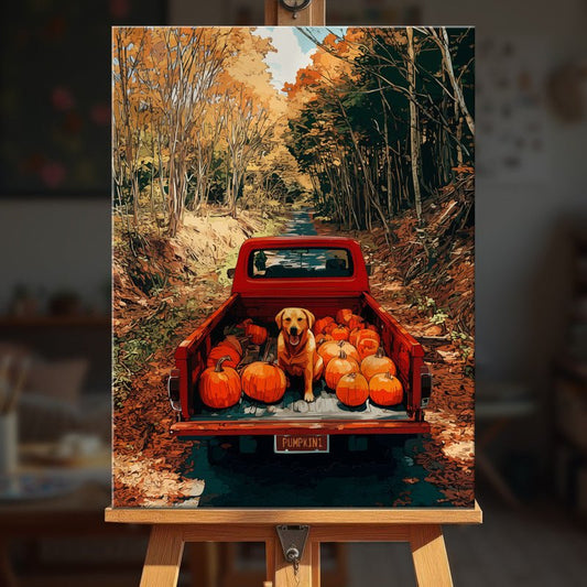 Paint by numbers - Harvest Barn - MyArt