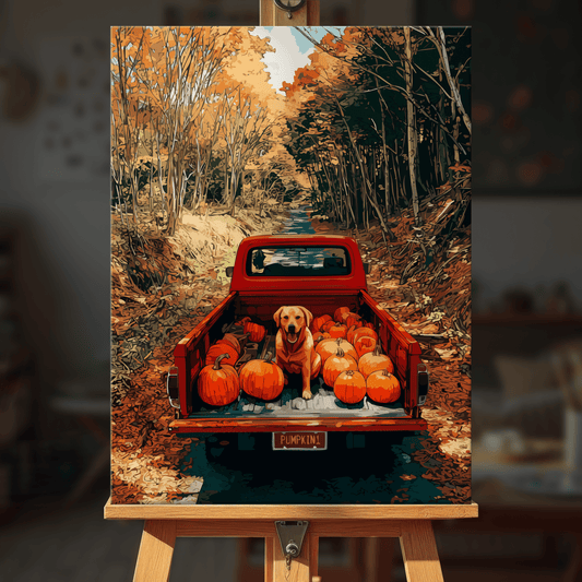 Paint by numbers - Harvest Barn - MyArt
