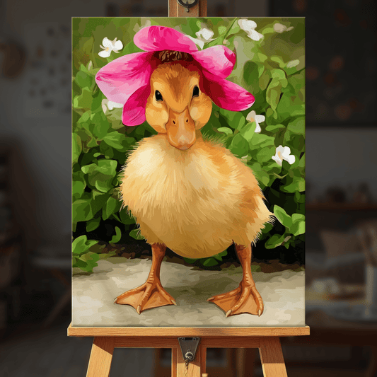 Paint by numbers - Hat Duckling - MyArt
