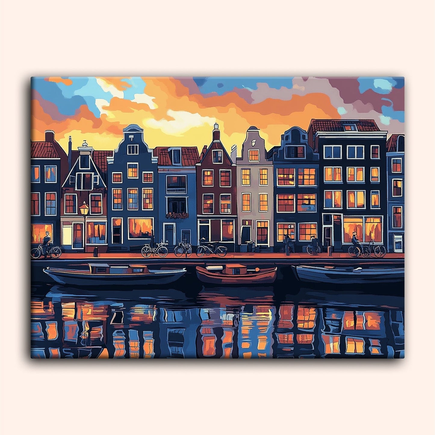 Paint by numbers - Canal Glow - MyArt