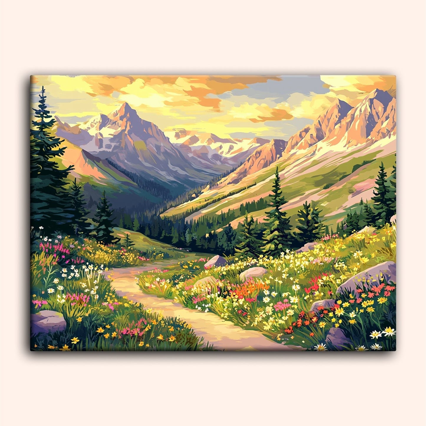 Paint by numbers - Golden Highlands - MyArt