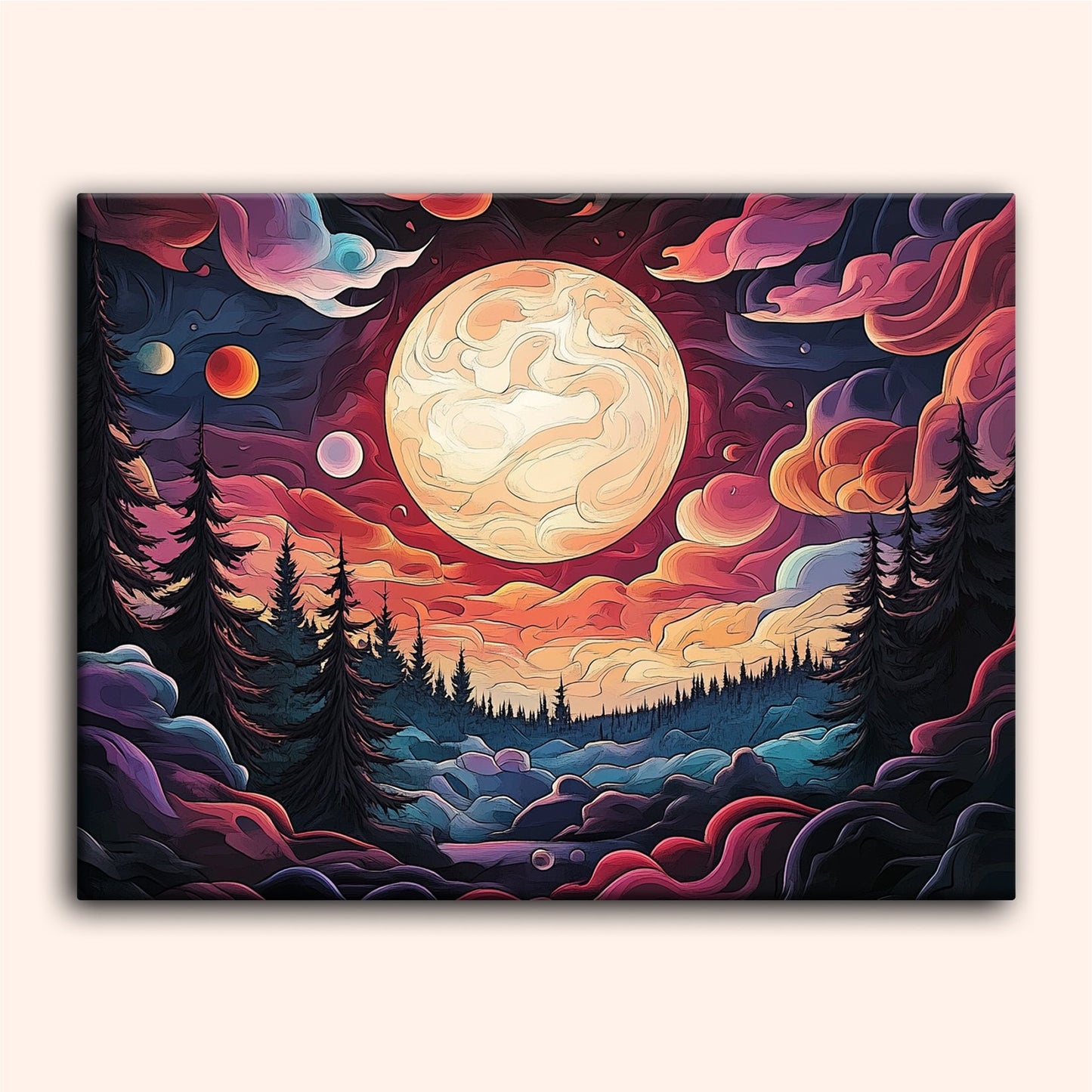 Paint by numbers - Lunar Dreamscape - MyArt
