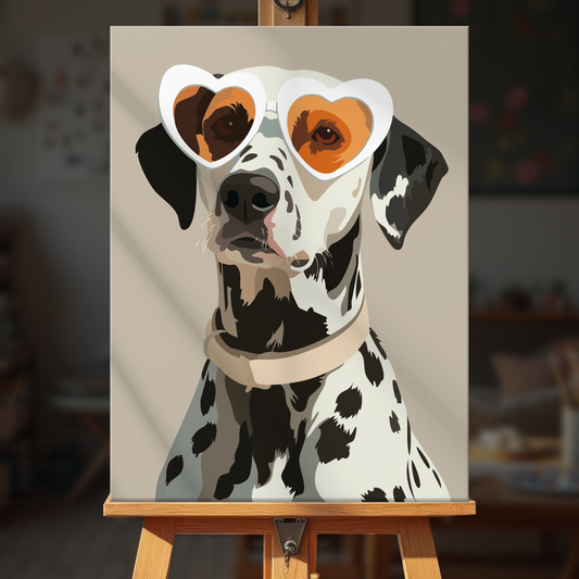 Heart Dalmatian