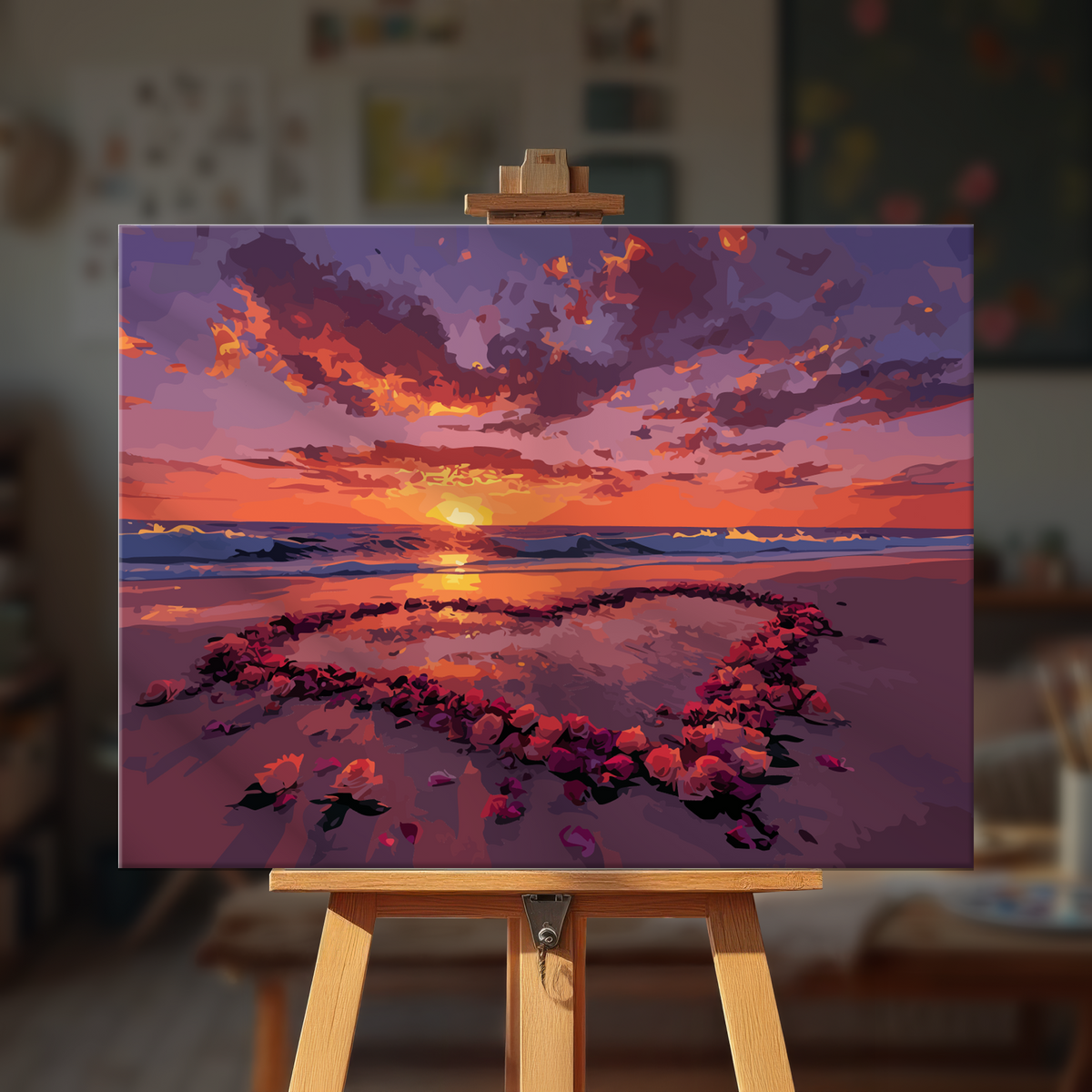 Heart Sunset