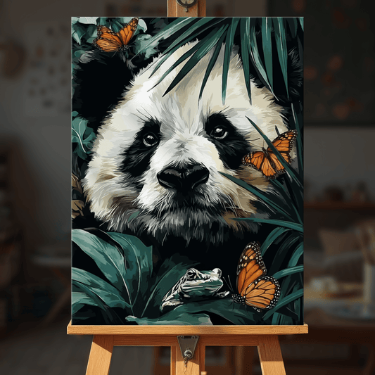 Paint by numbers - Hidden Panda - MyArt