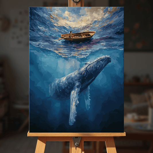 Paint by numbers - Hidden Whale - MyArt