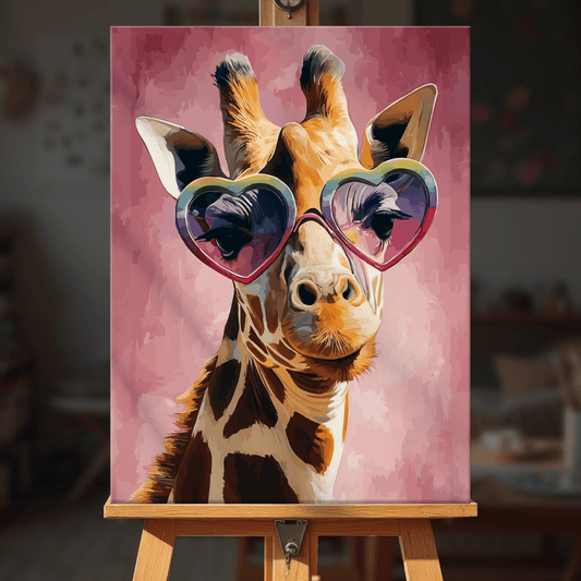 Paint by numbers - Hip Giraffe - MyArt