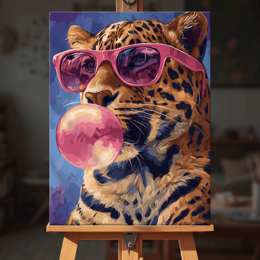Paint by numbers - Hip Leopard - MyArt