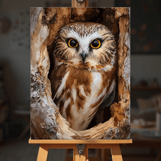 Paint by numbers - Hollow Owl - MyArt