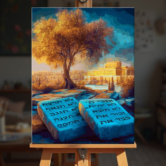 Paint by numbers - Holy Commandments - MyArt