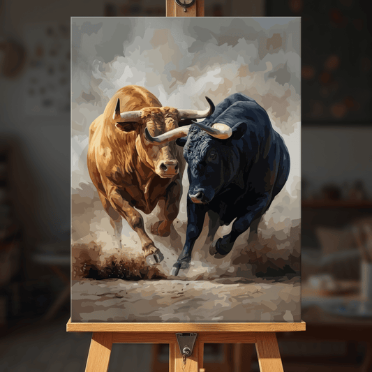 Paint by numbers - Horn Clash - MyArt