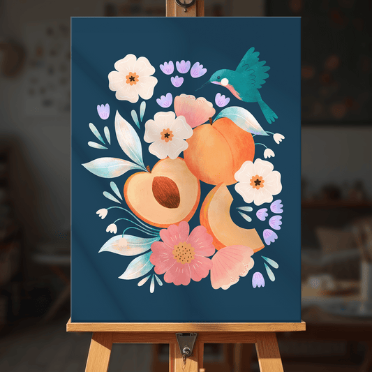 Paint by numbers - Hummingbird Blooms - MyArt