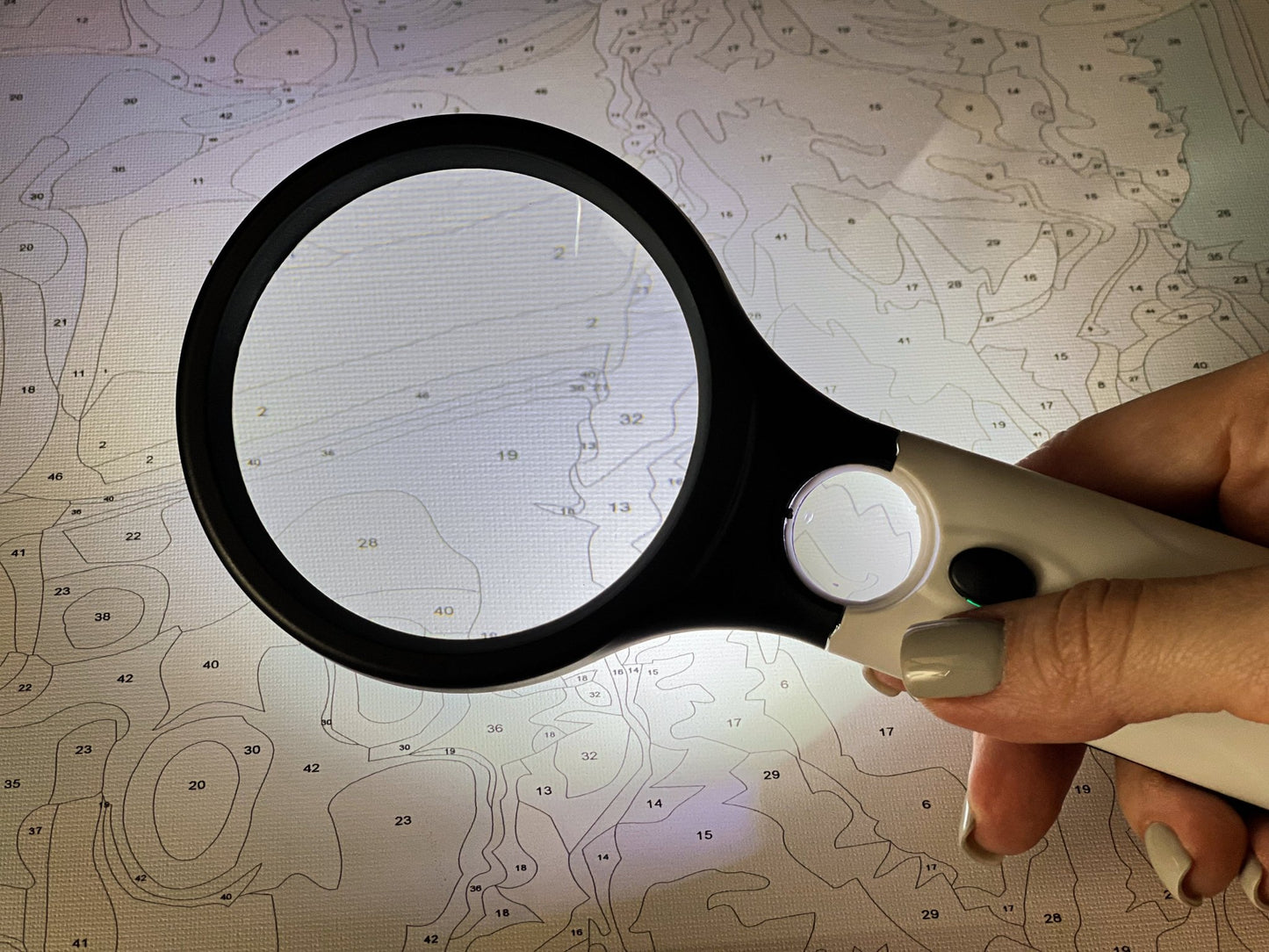 Paint by numbers - Magnifying Glass - MyArt