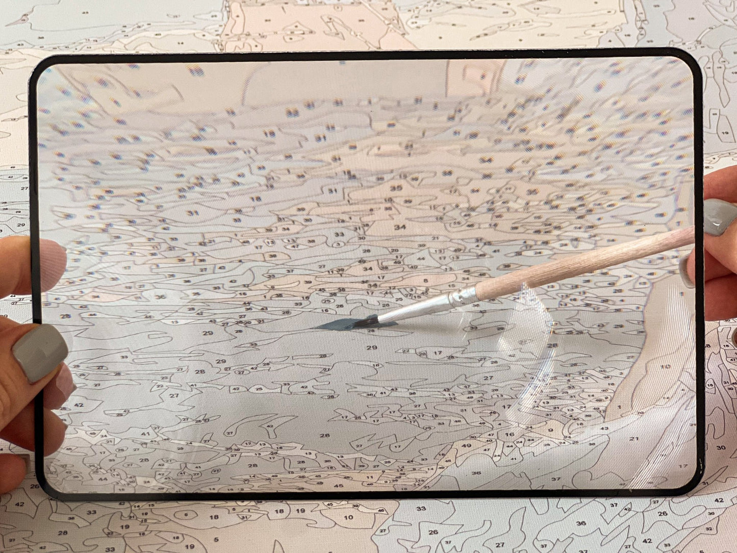 Paint by numbers - Magnifying Sheet - MyArt