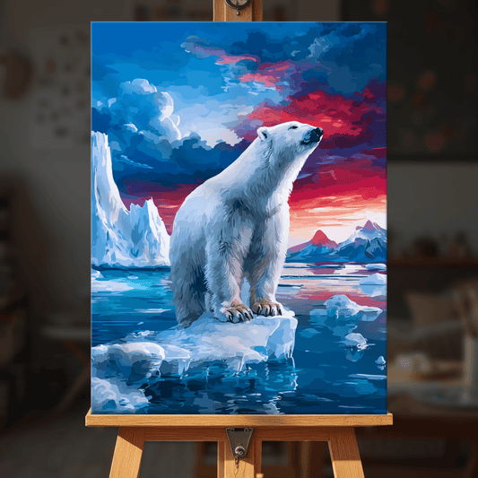 Paint by numbers - Ice Bear - MyArt