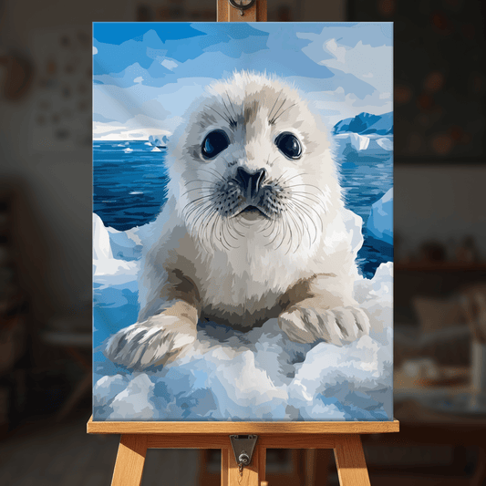 Paint by numbers - Ice Seal - MyArt