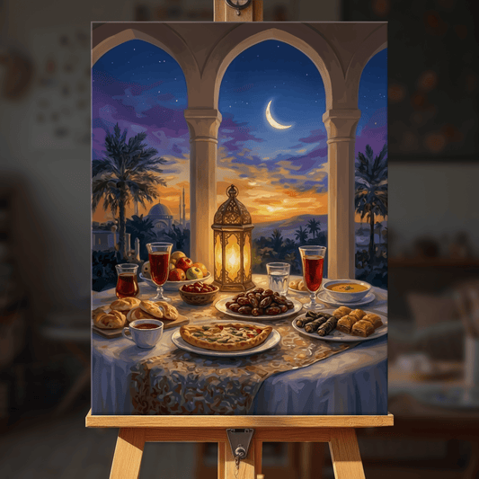 Paint by numbers - Iftar Feast - MyArt