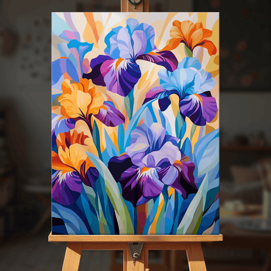 Paint by numbers - Iris Symphony - MyArt