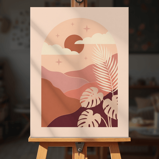Paint by numbers - Island Sunset - MyArt