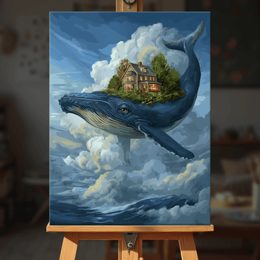 Paint by numbers - Island Whale - MyArt