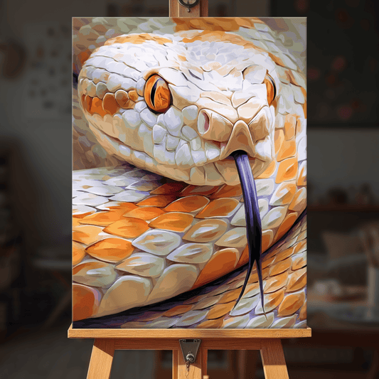 Paint by numbers - Ivory Python - MyArt