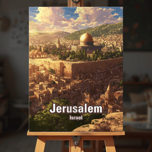 Paint by numbers - Jerusalem Dome - MyArt