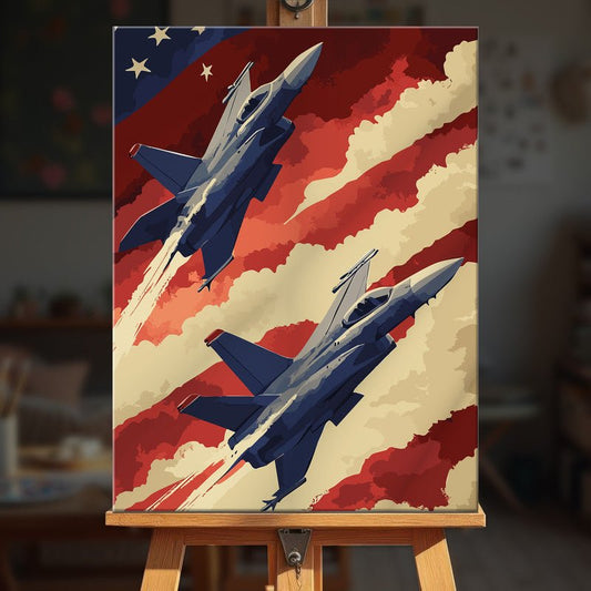 Paint by numbers - Jet Salute - MyArt