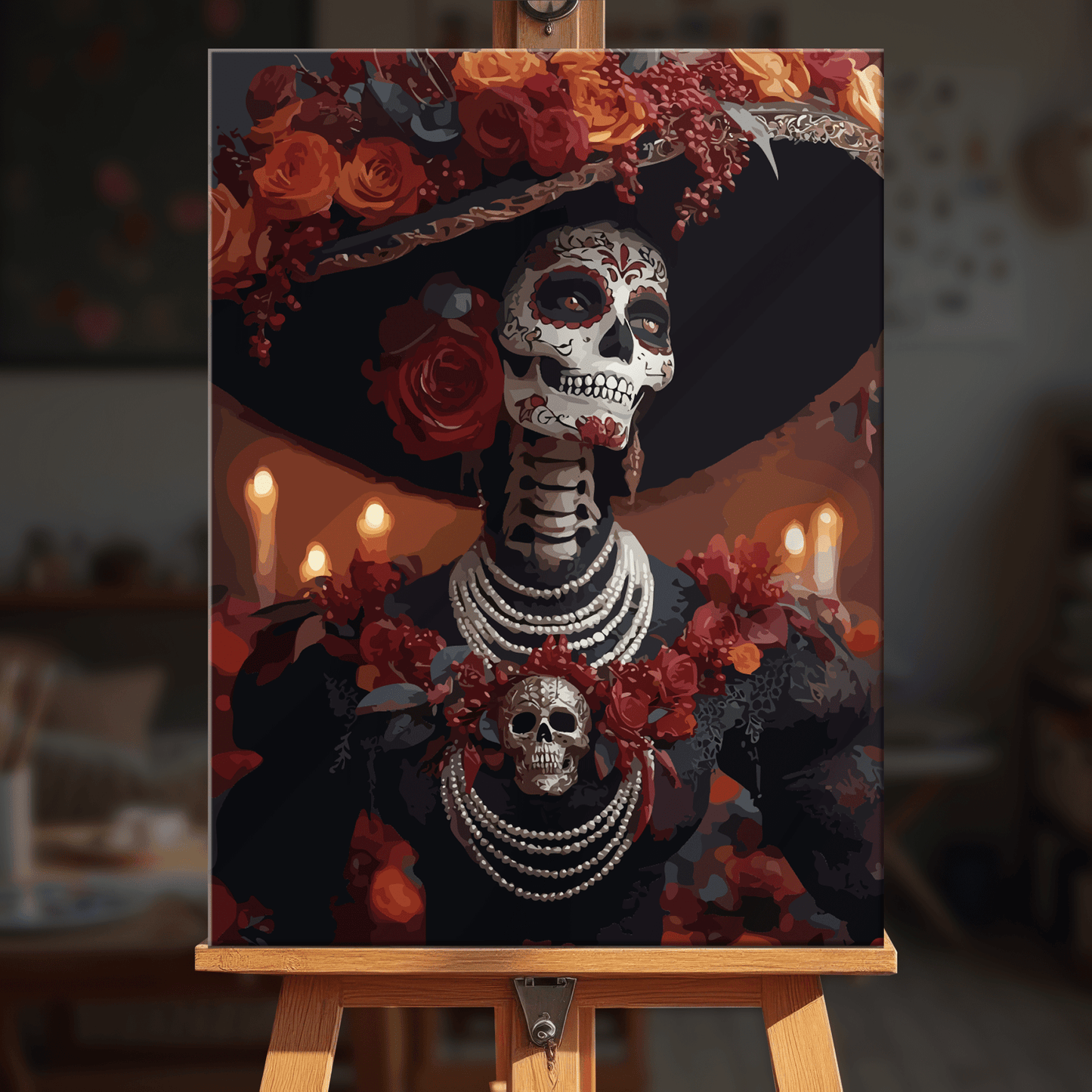 Paint by numbers - Jewelled Catrina - MyArt