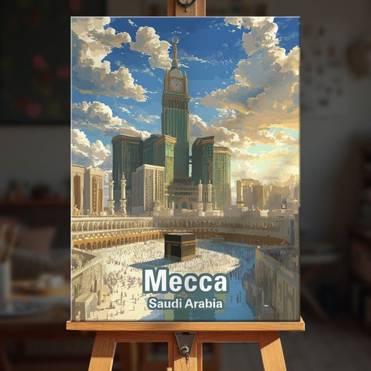 Paint by numbers - Kaaba Center - MyArt