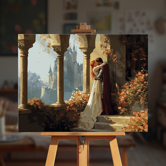 Paint by numbers - Knights Embrace - MyArt