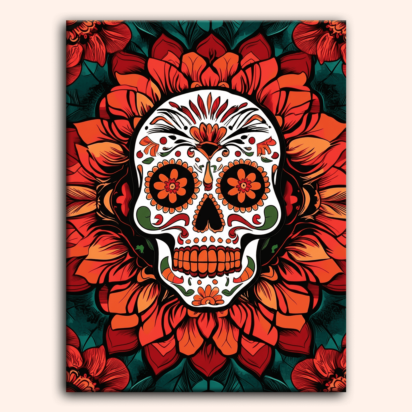 Paint by numbers - Lace Skull - MyArt