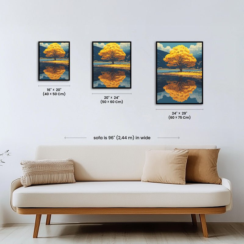 Paint by numbers - Lake Geneva - MyArt