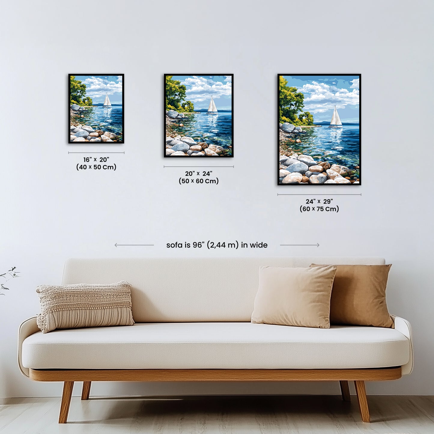 Paint by numbers - Lake Horizon - MyArt